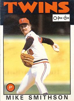 1986 O-Pee-Chee Baseball Cards 101     Mike Smithson